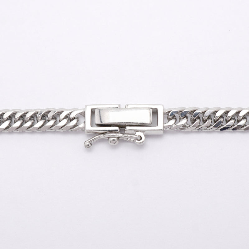 【6khi0074】喜平 ネックレス Pt850 プラチナ 6面 ダブル 45.5cm 23.5g キヘイ【中古】メンズ レディース ユニセックス