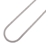 【6khi0079】喜平 ネックレス Pt850 プラチナ 6面 ダブル 52.2cm 31g キヘイ【中古】メンズ レディース ユニセックス