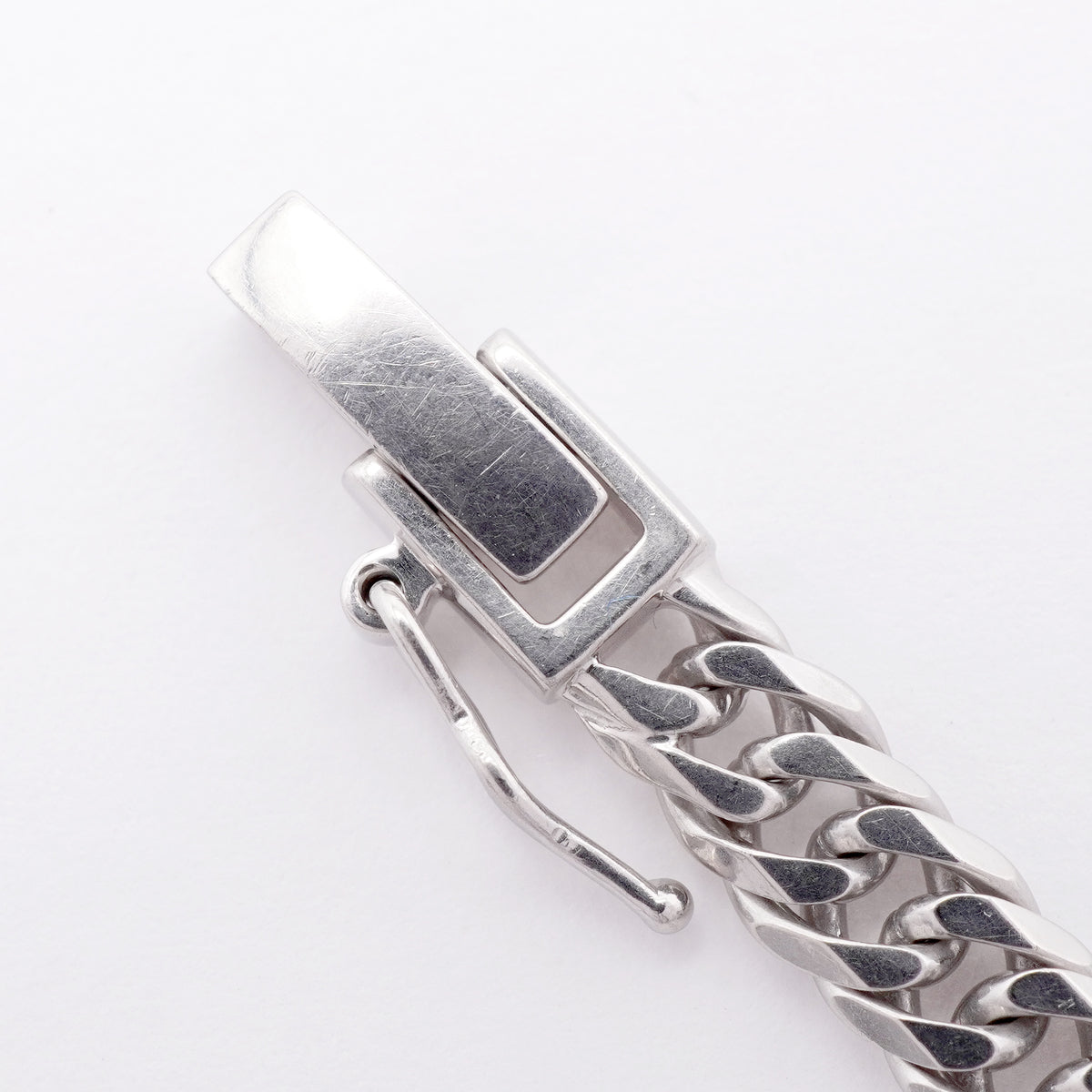 【6khi0079】喜平 ネックレス Pt850 プラチナ 6面 ダブル 52.2cm 31g キヘイ【中古】メンズ レディース ユニセックス