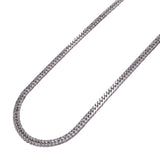 【6khi0082】喜平 ネックレス Pt850 プラチナ 6面 ダブル 50.4cm 30.7g キヘイ【中古】メンズ レディース ユニセックス