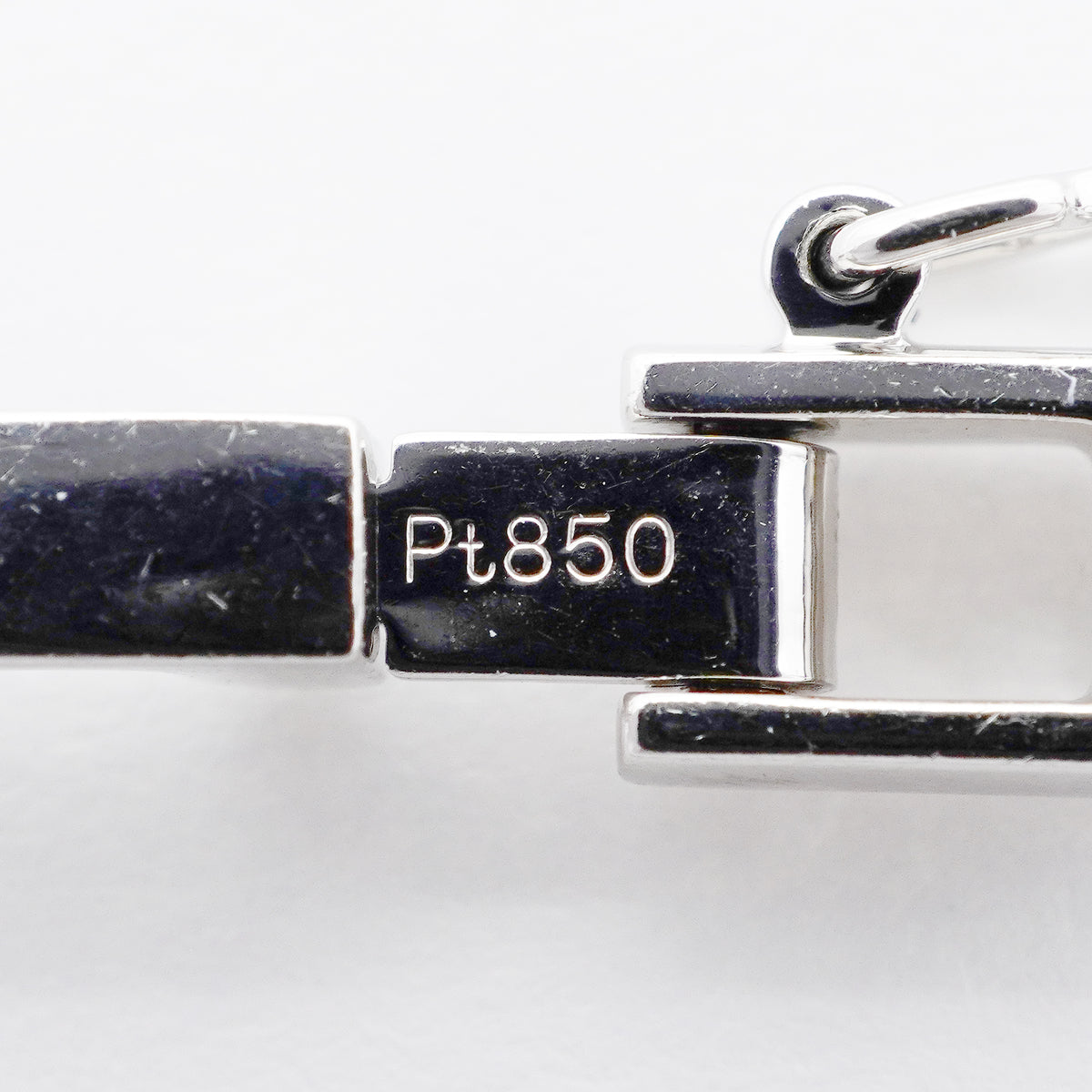【6khi0082】喜平 ネックレス Pt850 プラチナ 6面 ダブル 50.4cm 30.7g キヘイ【中古】メンズ レディース ユニセックス