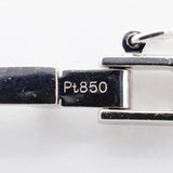 【6khi0082】喜平 ネックレス Pt850 プラチナ 6面 ダブル 50.4cm 30.7g キヘイ【中古】メンズ レディース ユニセックス