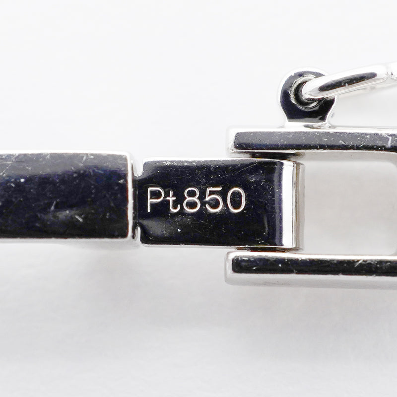 【6khi0082】喜平 ネックレス Pt850 プラチナ 6面 ダブル 50.4cm 30.7g キヘイ【中古】メンズ レディース ユニセックス