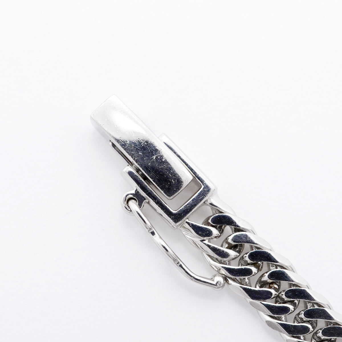 【6khi0082】喜平 ネックレス Pt850 プラチナ 6面 ダブル 50.4cm 30.7g キヘイ【中古】メンズ レディース ユニセックス