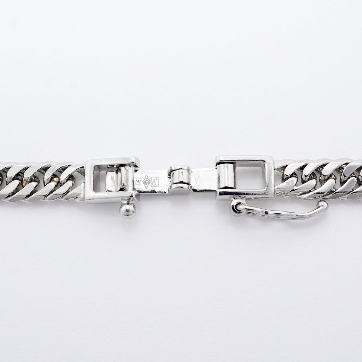 【6khi0082】喜平 ネックレス Pt850 プラチナ 6面 ダブル 50.4cm 30.7g キヘイ【中古】メンズ レディース ユニセックス