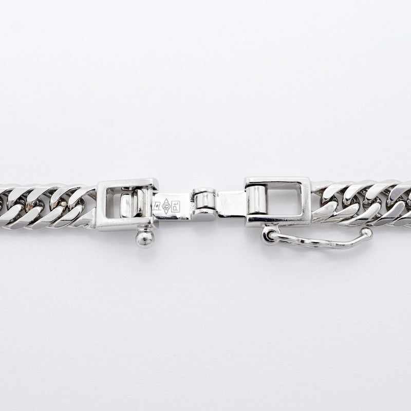 【6khi0082】喜平 ネックレス Pt850 プラチナ 6面 ダブル 50.4cm 30.7g キヘイ【中古】メンズ レディース ユニセックス