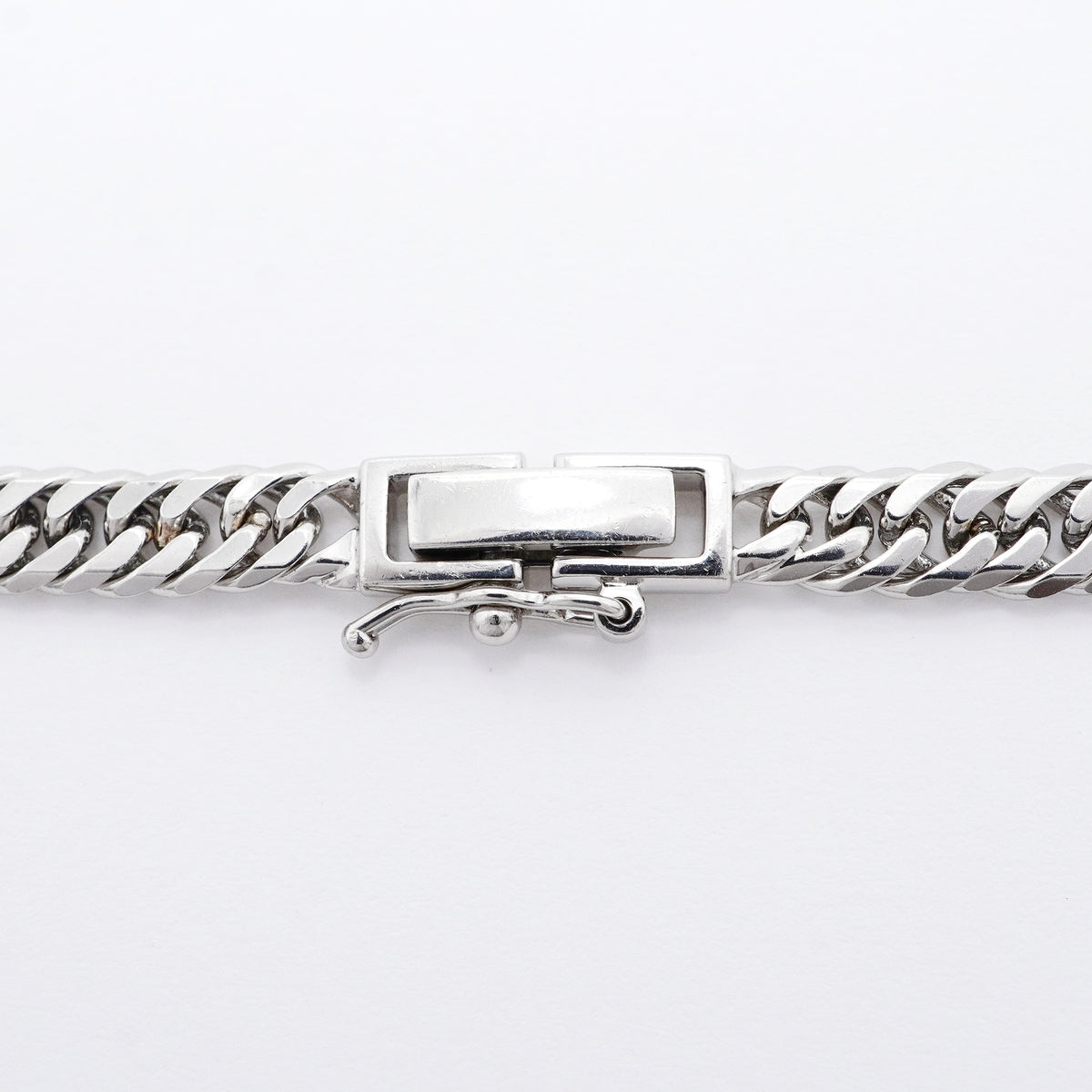 【6khi0082】喜平 ネックレス Pt850 プラチナ 6面 ダブル 50.4cm 30.7g キヘイ【中古】メンズ レディース ユニセックス