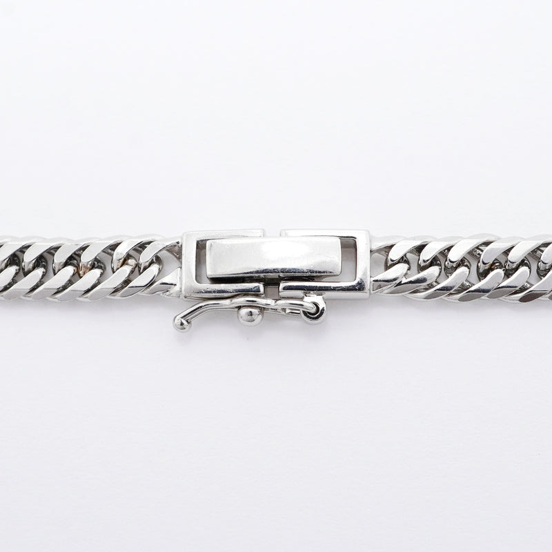 【6khi0082】喜平 ネックレス Pt850 プラチナ 6面 ダブル 50.4cm 30.7g キヘイ【中古】メンズ レディース ユニセックス