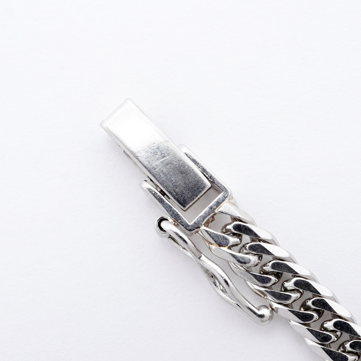 【6khi0083】喜平 ネックレス Pt850 プラチナ 6面 ダブル 51.4cm 30g キヘイ【中古】メンズ レディース ユニセックス