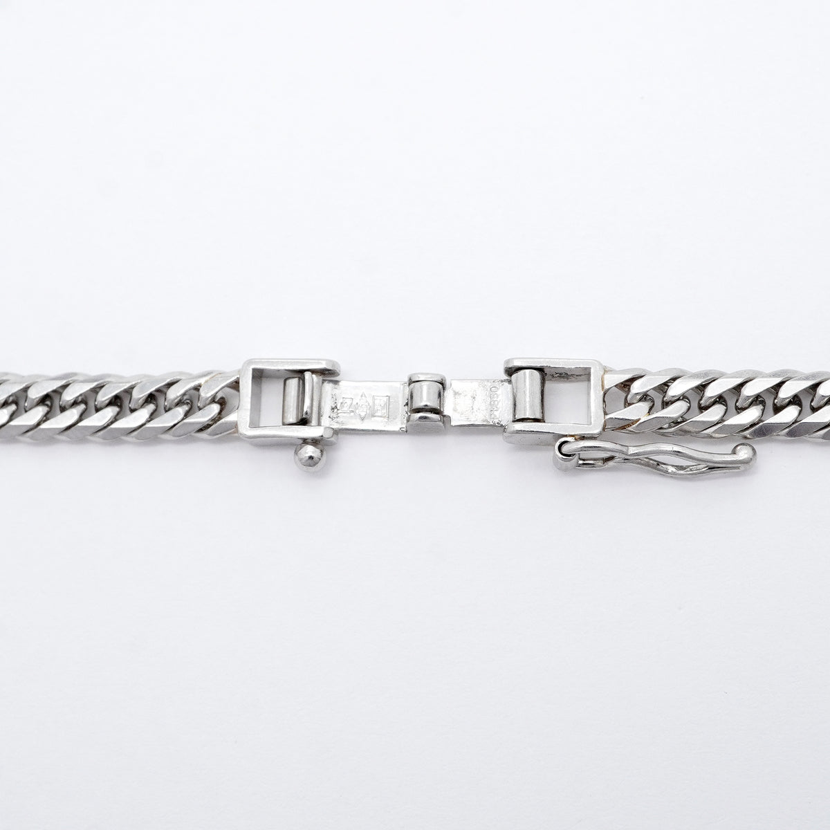 【6khi0083】喜平 ネックレス Pt850 プラチナ 6面 ダブル 51.4cm 30g キヘイ【中古】メンズ レディース ユニセックス