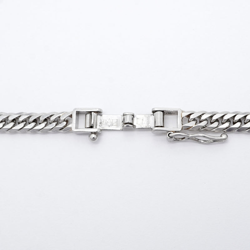 【6khi0083】喜平 ネックレス Pt850 プラチナ 6面 ダブル 51.4cm 30g キヘイ【中古】メンズ レディース ユニセックス
