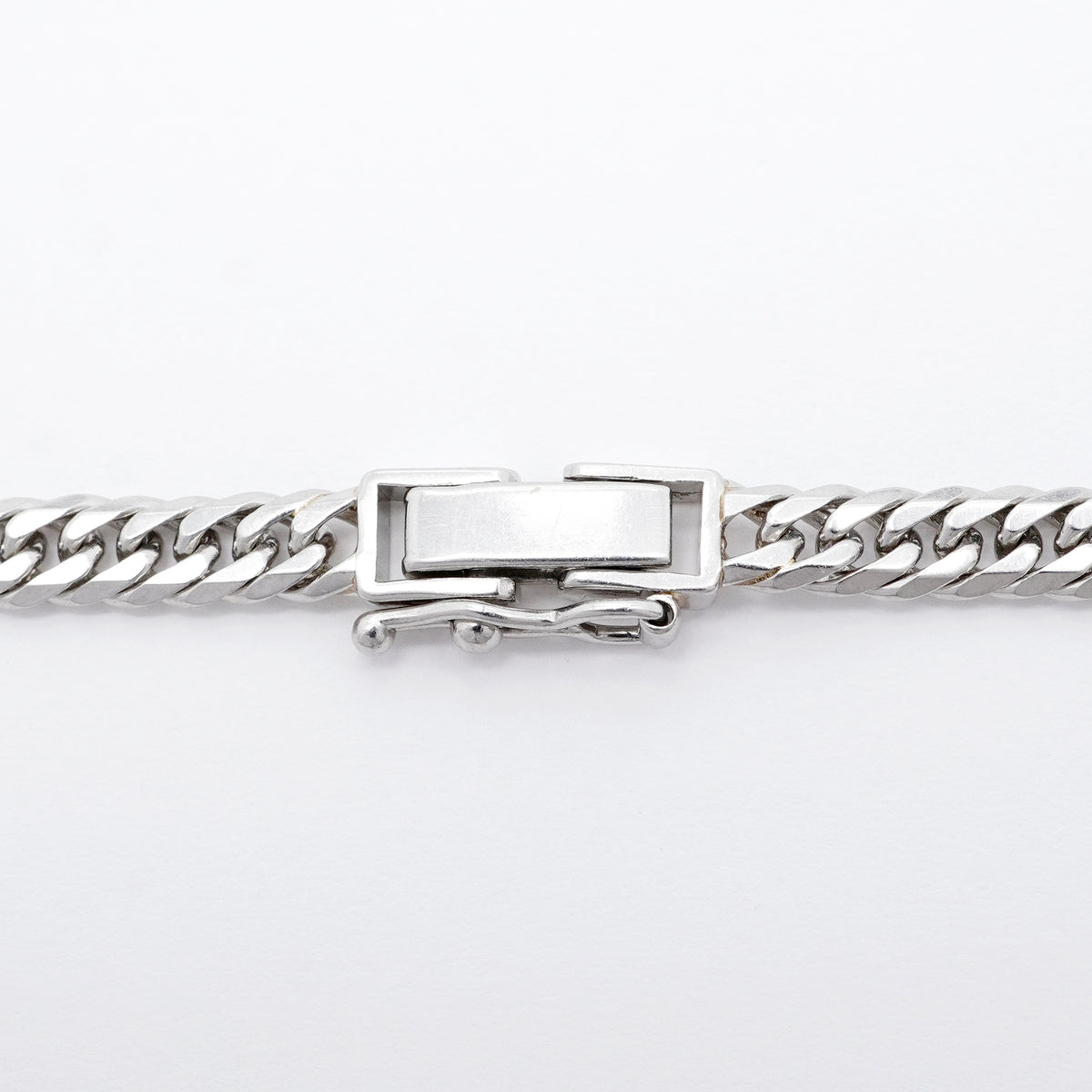 【6khi0083】喜平 ネックレス Pt850 プラチナ 6面 ダブル 51.4cm 30g キヘイ【中古】メンズ レディース ユニセックス