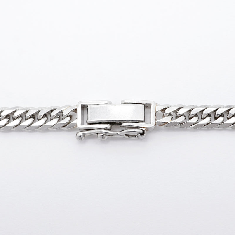 【6khi0083】喜平 ネックレス Pt850 プラチナ 6面 ダブル 51.4cm 30g キヘイ【中古】メンズ レディース ユニセックス