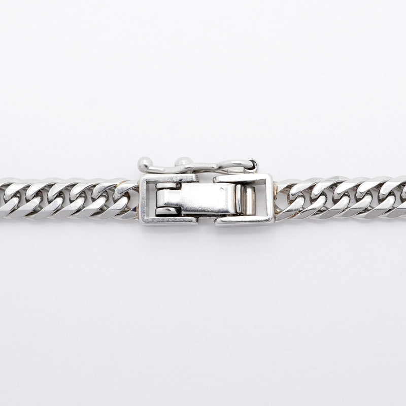 【6khi0083】喜平 ネックレス Pt850 プラチナ 6面 ダブル 51.4cm 30g キヘイ【中古】メンズ レディース ユニセックス
