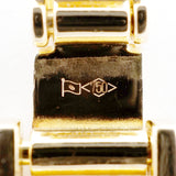 【6khi0084】喜平 ブレスレット K18 ゴールド トリプル 12面 20.6cm 51.2g キヘイ 18金【中古】メンズ レディース ユニセックス