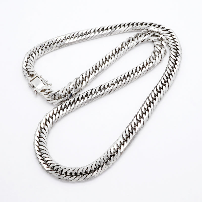 【6khi0089】喜平 ネックレス Pt850 プラチナ 8面 トリプル 50.2cm 101.2g キヘイ【中古】メンズ レディース ユニセックス