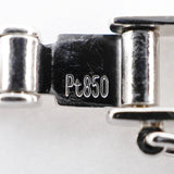 【6khi0093】喜平 ブレスレット Pt850 プラチナ トリプル 12面 19.5cm 12.6g キヘイ【中古】メンズ レディース ユニセックス