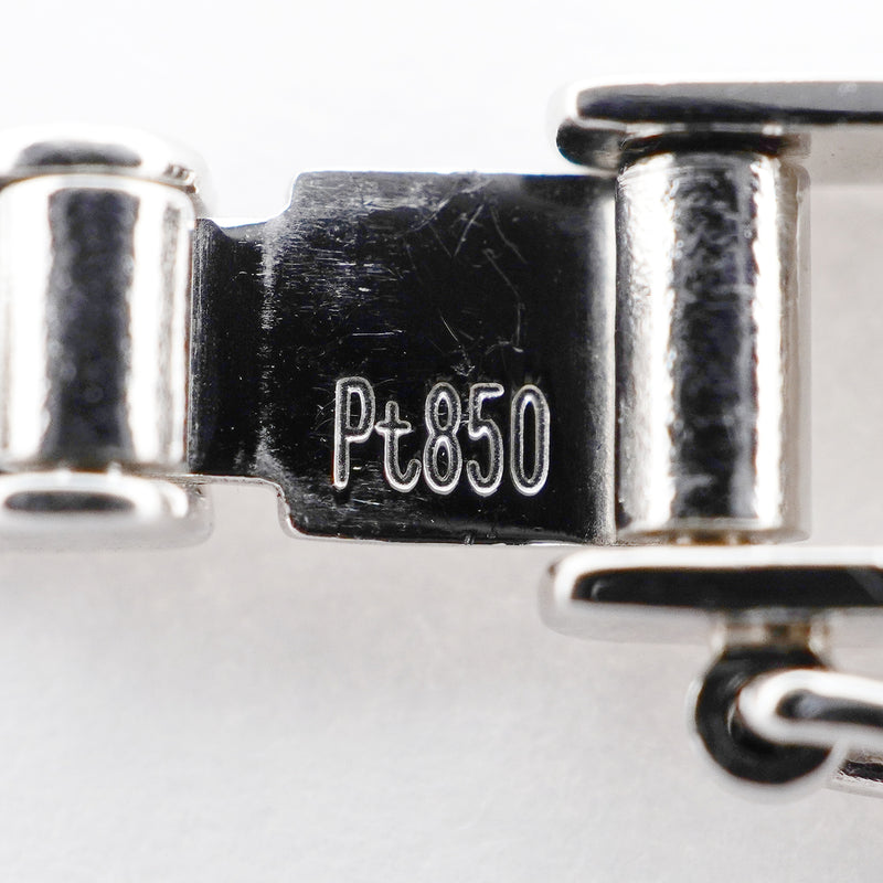 【6khi0093】喜平 ブレスレット Pt850 プラチナ トリプル 12面 19.5cm 12.6g キヘイ【中古】メンズ レディース ユニセックス
