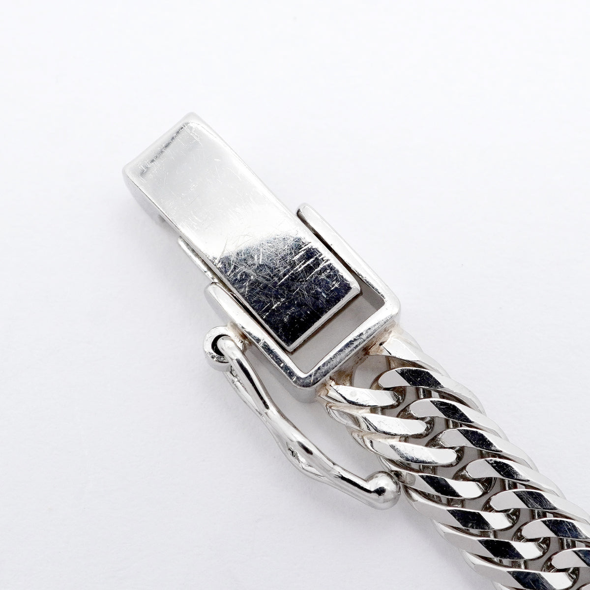 【6khi0093】喜平 ブレスレット Pt850 プラチナ トリプル 12面 19.5cm 12.6g キヘイ【中古】メンズ レディース ユニセックス