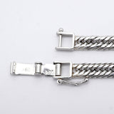 【6khi0093】喜平 ブレスレット Pt850 プラチナ トリプル 12面 19.5cm 12.6g キヘイ【中古】メンズ レディース ユニセックス