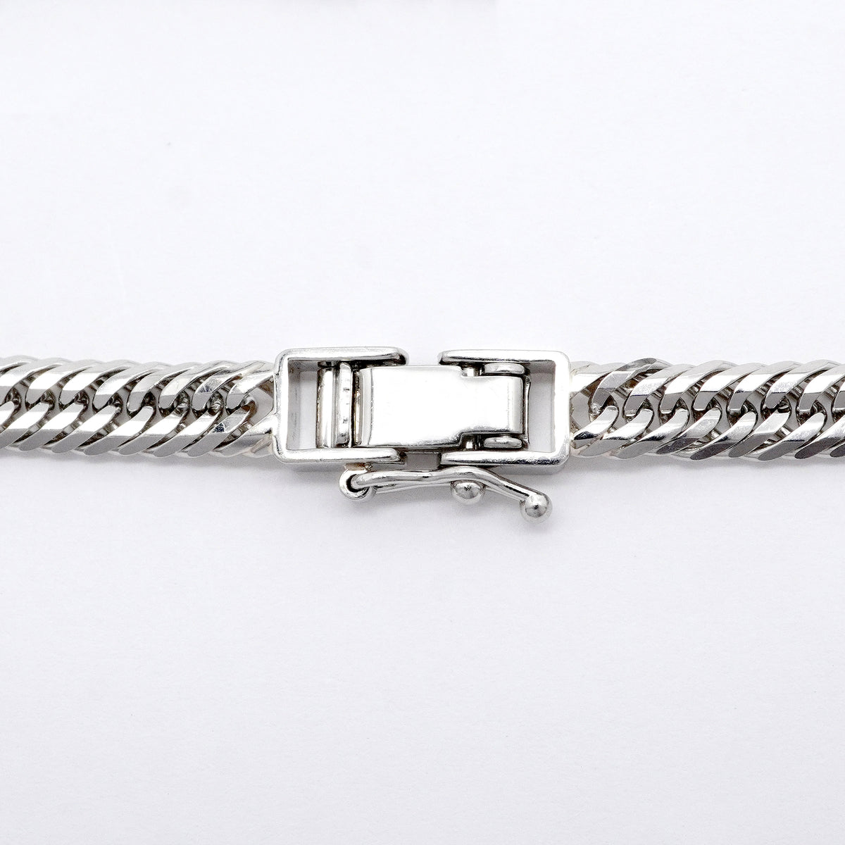 【6khi0093】喜平 ブレスレット Pt850 プラチナ トリプル 12面 19.5cm 12.6g キヘイ【中古】メンズ レディース ユニセックス