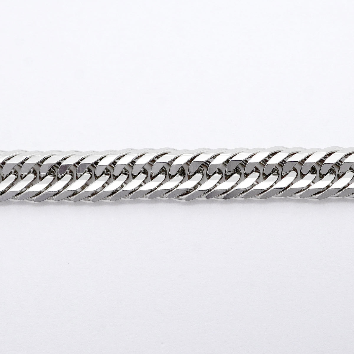 【6khi0093】喜平 ブレスレット Pt850 プラチナ トリプル 12面 19.5cm 12.6g キヘイ【中古】メンズ レディース ユニセックス