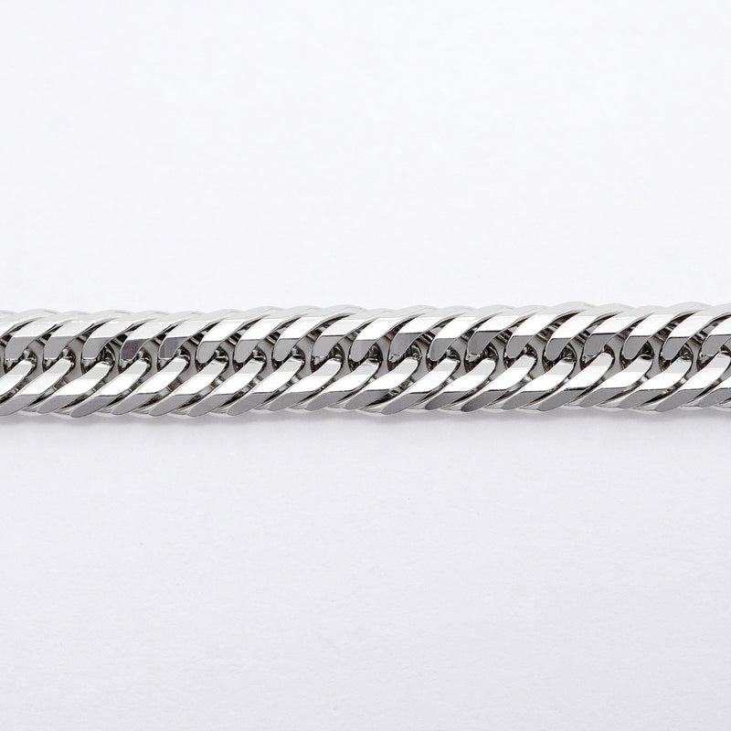 【6khi0093】喜平 ブレスレット Pt850 プラチナ トリプル 12面 19.5cm 12.6g キヘイ【中古】メンズ レディース ユニセックス