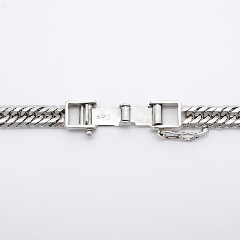 【6khi0097】喜平 ネックレス Pt850 プラチナ トリプル 12面 56cm 33.1g キヘイ【中古】メンズ レディース ユニセックス