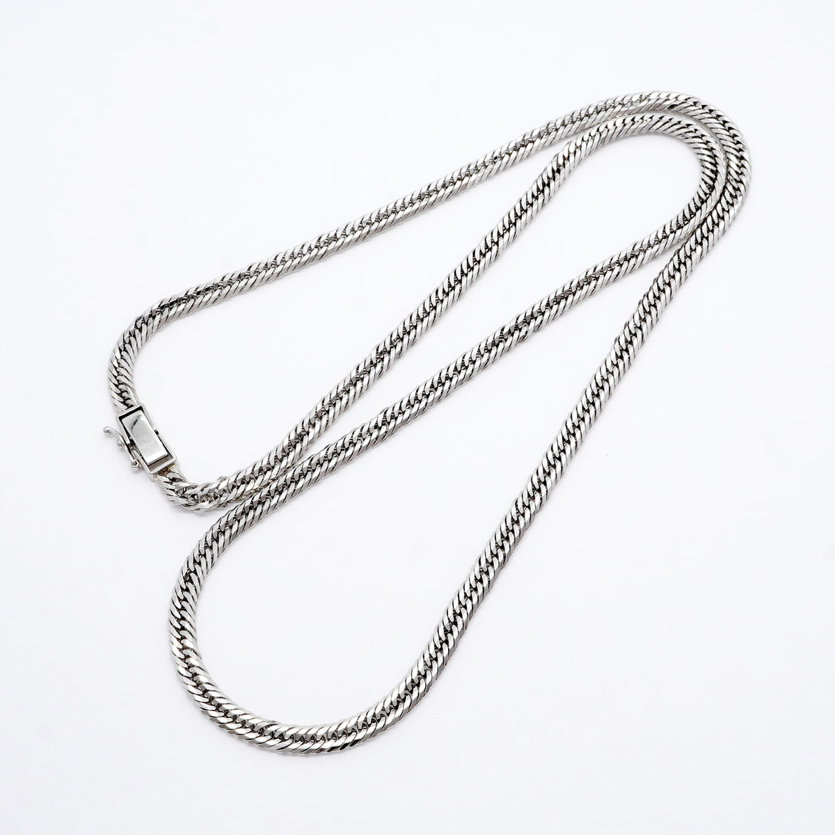 【6khi0097】喜平 ネックレス Pt850 プラチナ トリプル 12面 56cm 33.1g キヘイ【中古】メンズ レディース ユニセックス