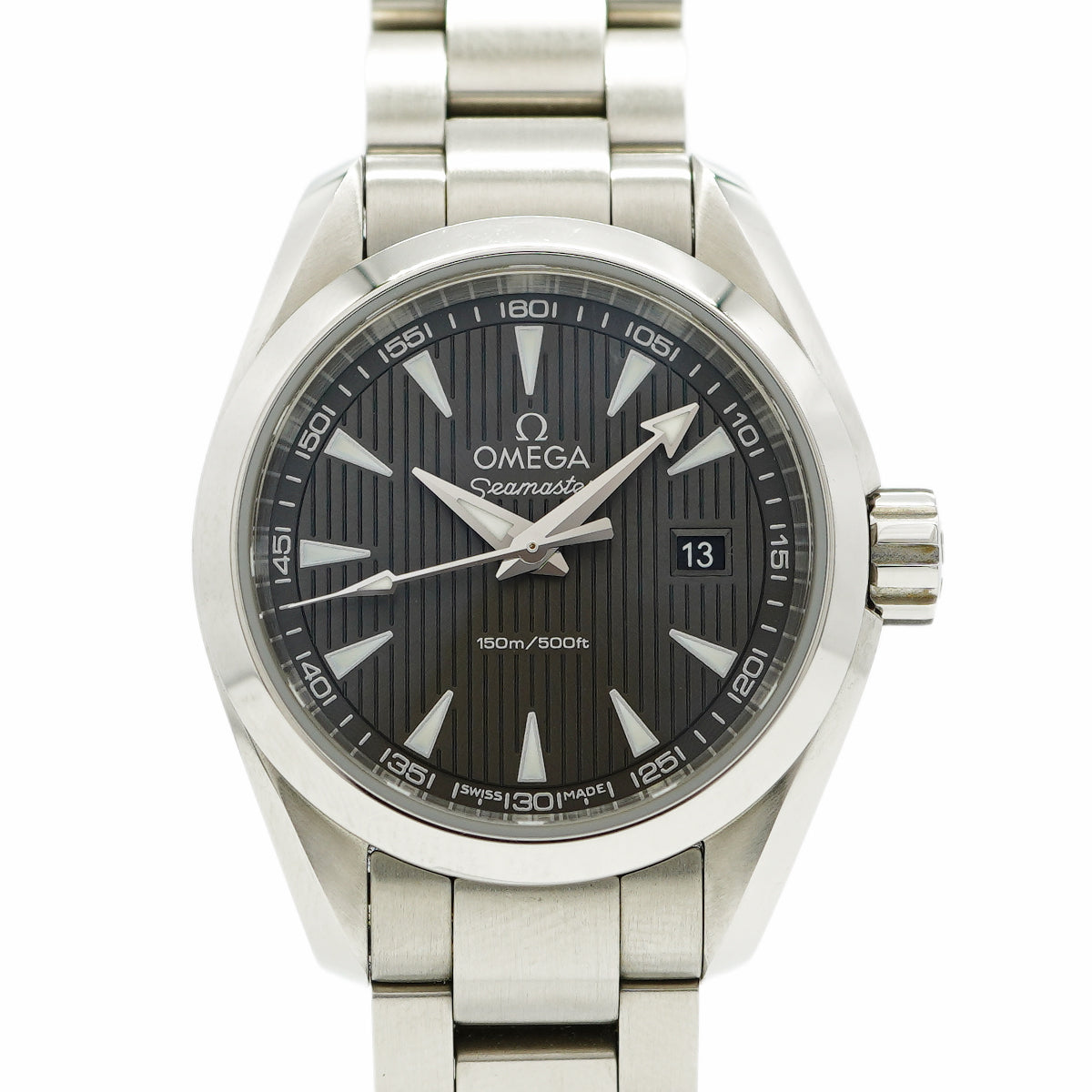 ★在庫処分★最終価格【6wbb0169】オメガ シーマスター 231.10.30.60.06.001 グレー文字盤【中古】腕時計 レディース