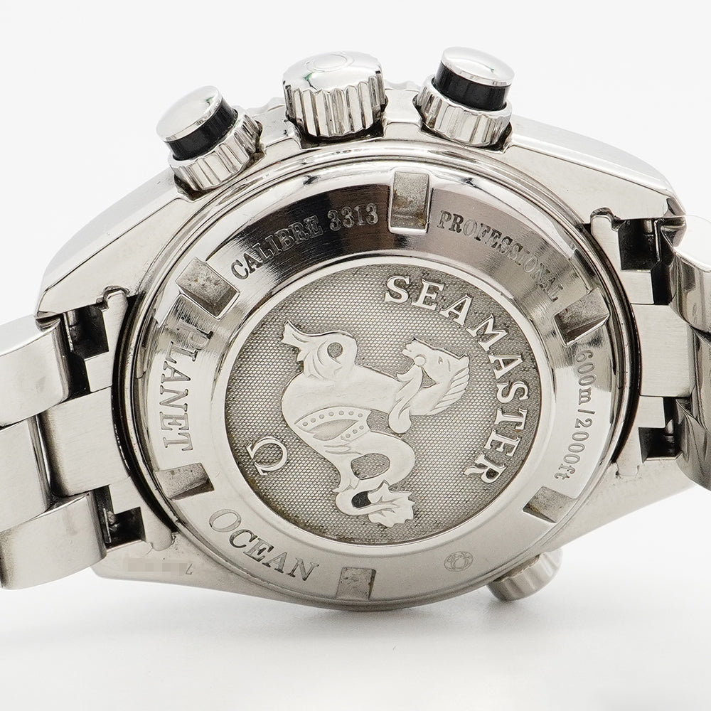 ★最終価格★SALE【6wbc0229】オメガ シーマスタープラネットオーシャン 222.30.38.50.01.001 黒文字盤【中古】腕時計 ボーイズ