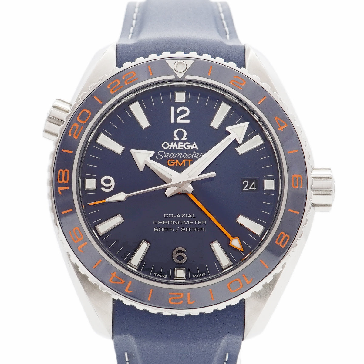 ★SALE【6wbd0275】オメガ シーマスター プラネットオーシャン 232.32.44.22.03.001 ネイビー文字盤【中古】腕時計 メンズ