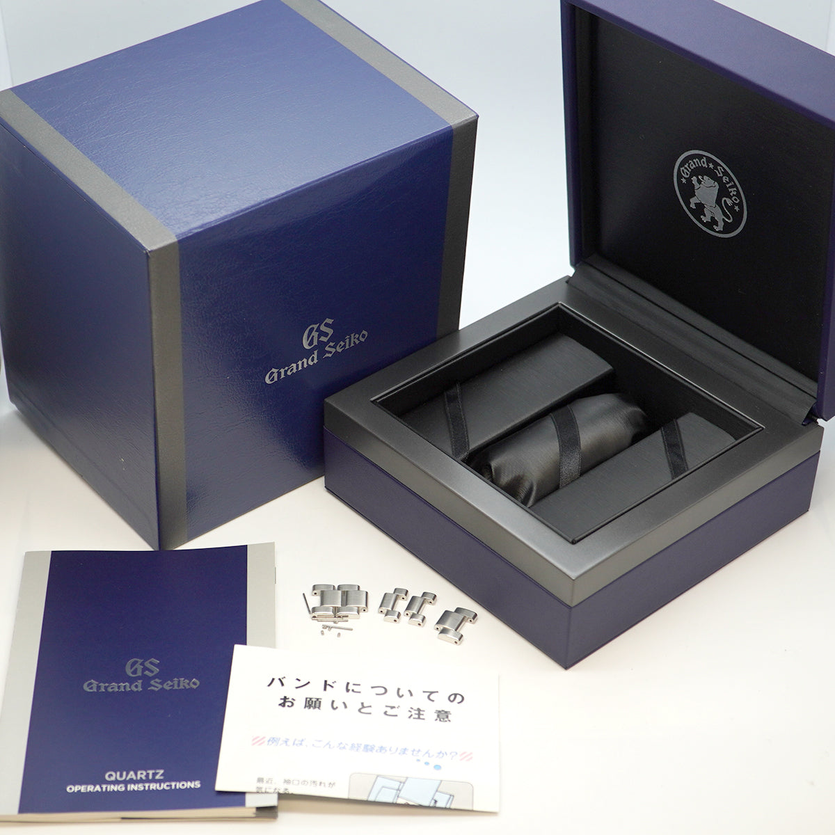 【6wbd0324】セイコー グランドセイコー SBGV223/9F82-0AF0 黒文字盤【中古】腕時計 メンズ