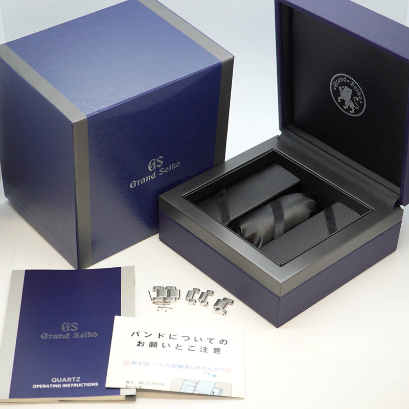 【6wbd0324】セイコー グランドセイコー SBGV223/9F82-0AF0 黒文字盤【中古】腕時計 メンズ