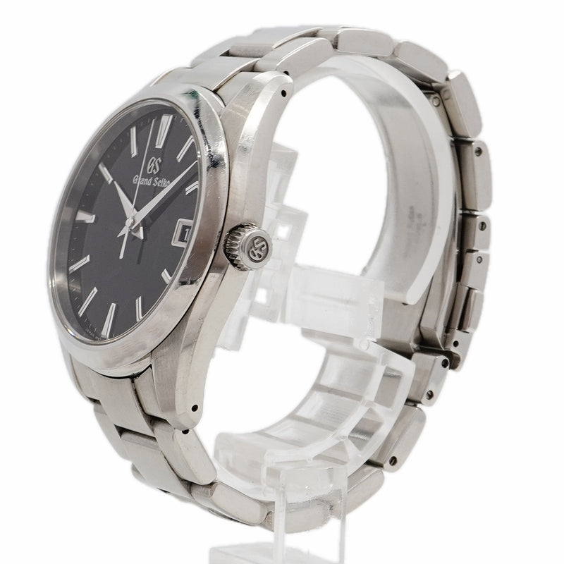 【6wbd0324】セイコー グランドセイコー SBGV223/9F82-0AF0 黒文字盤【中古】腕時計 メンズ