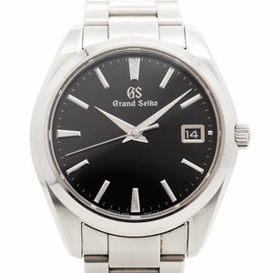 【6wbd0324】セイコー グランドセイコー SBGV223/9F82-0AF0 黒文字盤【中古】腕時計 メンズ