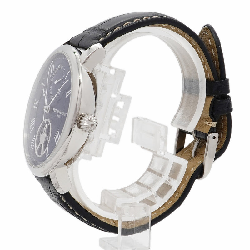 【6wbd0334】フレデリック・コンスタント スリムライン モノリシック FC-810MCN3S6 ネイビー文字盤【中古】腕時計 メンズ