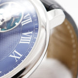 【6wbd0334】フレデリック・コンスタント スリムライン モノリシック FC-810MCN3S6 ネイビー文字盤【中古】腕時計 メンズ