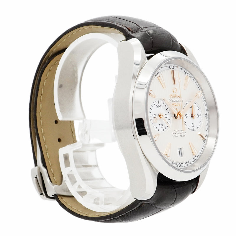 【6wca0023】オメガ シーマスター 231.13.43.52.02.001 シルバー文字盤【中古】腕時計 メンズ