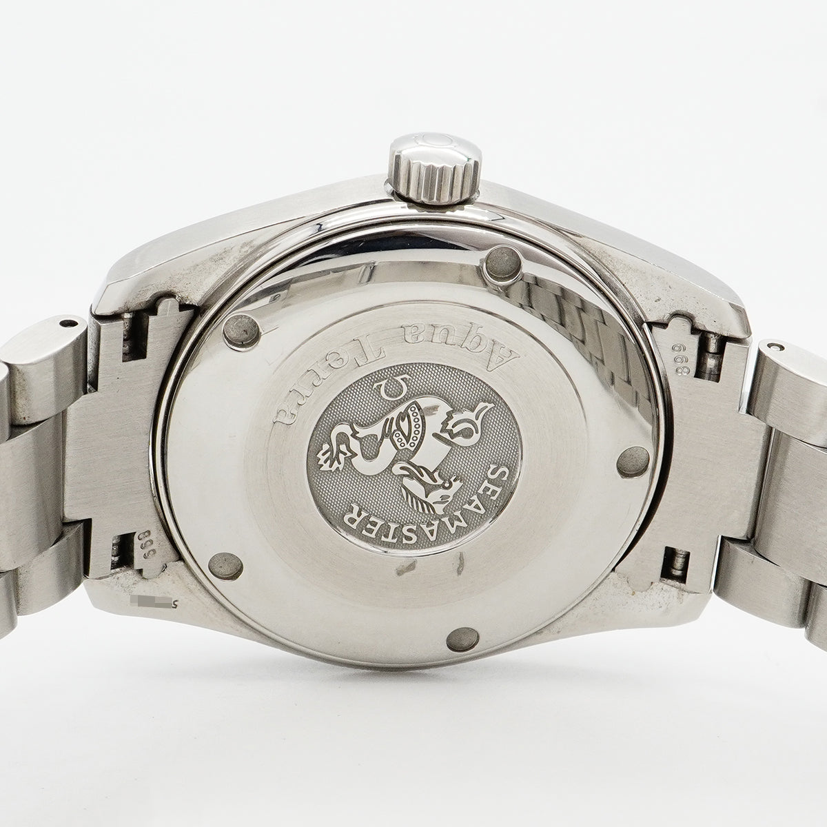 【6wca0088】オメガ シーマスター 2518.50 黒文字盤【中古】腕時計 ボーイズ