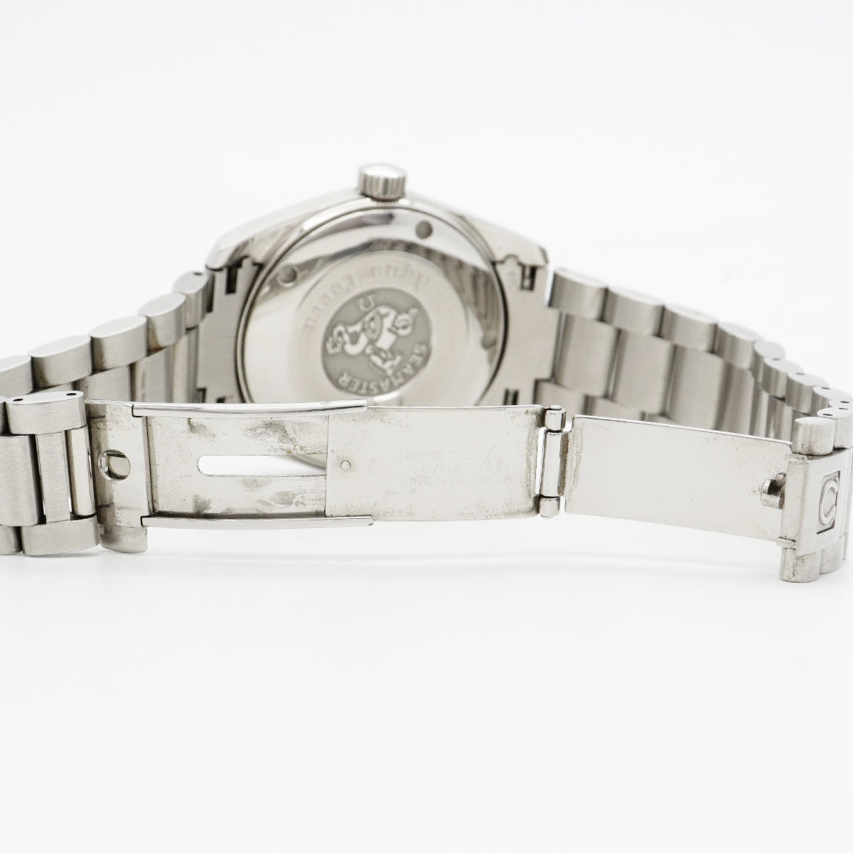 【6wca0088】オメガ シーマスター 2518.50 黒文字盤【中古】腕時計 ボーイズ