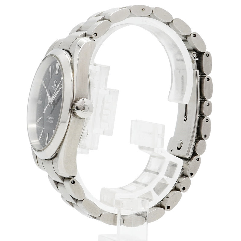 【6wca0088】オメガ シーマスター 2518.50 黒文字盤【中古】腕時計 ボーイズ