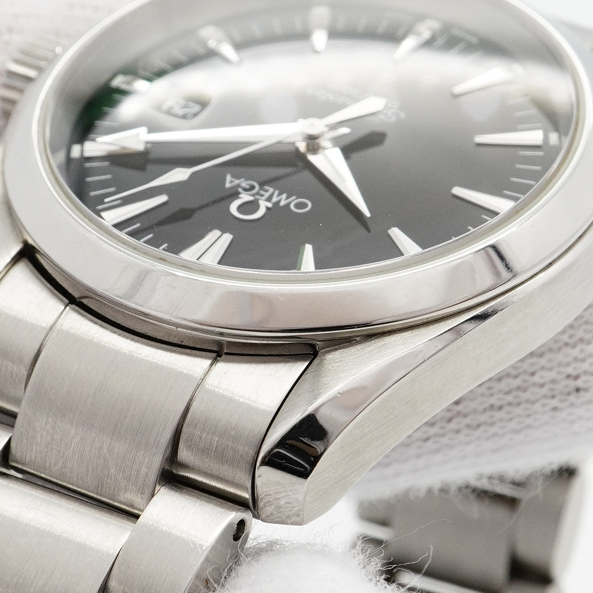 【6wca0088】オメガ シーマスター 2518.50 黒文字盤【中古】腕時計 ボーイズ