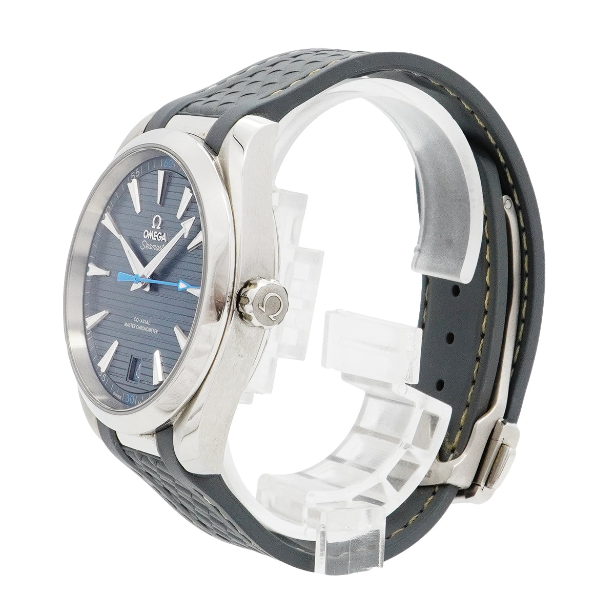 【6wcb0091】オメガ シーマスター 220.12.41.21.03.002 青文字盤【中古】腕時計 メンズ