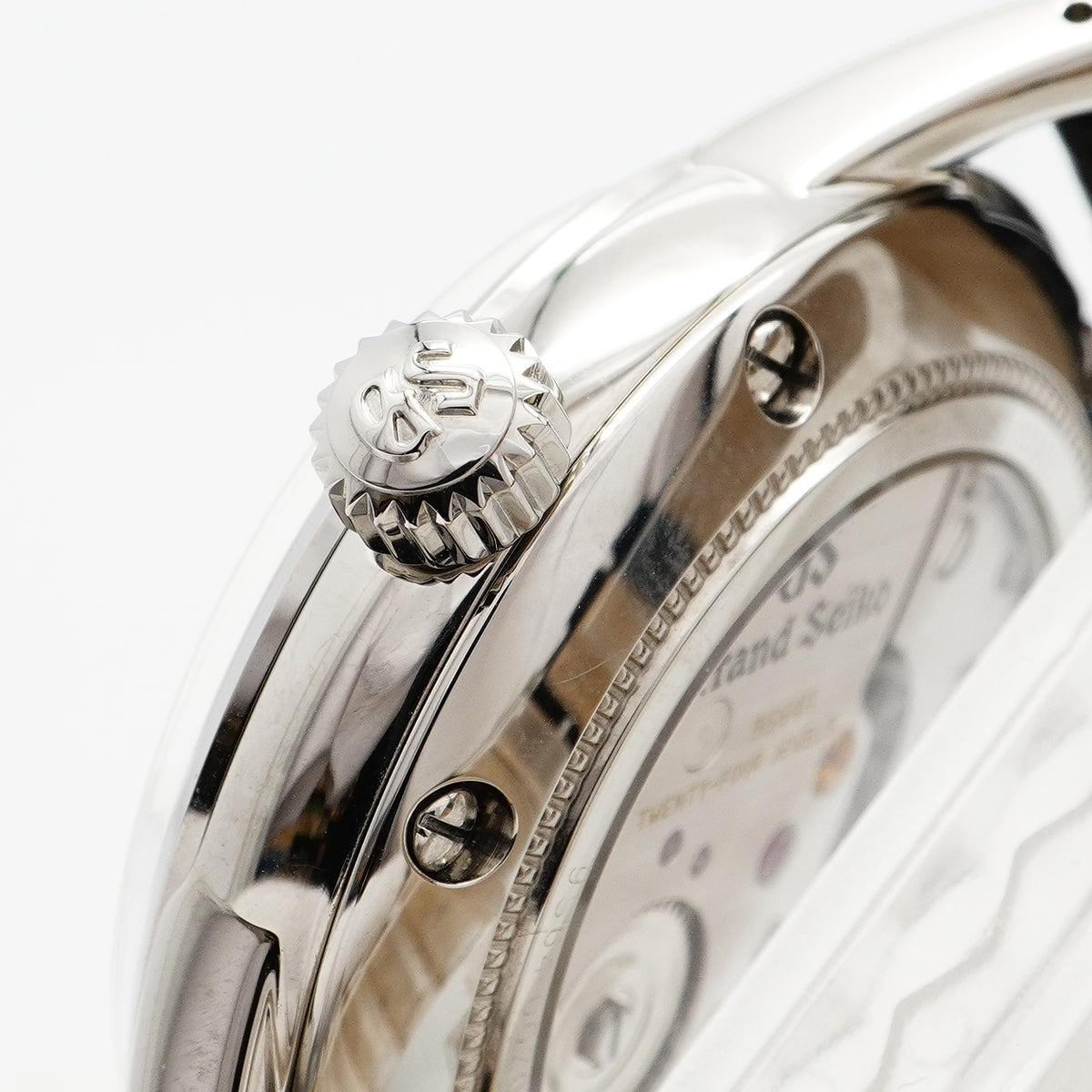 【6wcb0129】セイコー グランドセイコー SBGW301/9S64-00Z0 アイボリー文字盤【中古】腕時計 メンズ