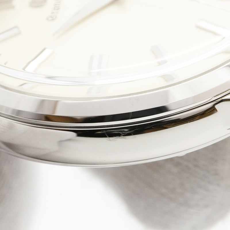 【6wcb0129】セイコー グランドセイコー SBGW301/9S64-00Z0 アイボリー文字盤【中古】腕時計 メンズ