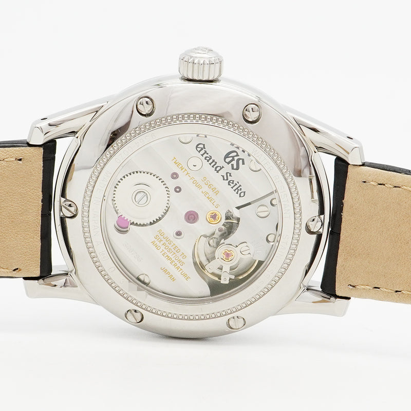 【6wcb0129】セイコー グランドセイコー SBGW301/9S64-00Z0 アイボリー文字盤【中古】腕時計 メンズ