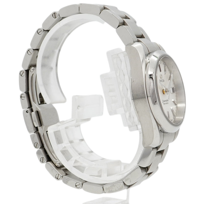 【6wcb0172】オメガ シーマスター 231.10.30.61.02.001 シルバー文字盤【中古】腕時計 レディース