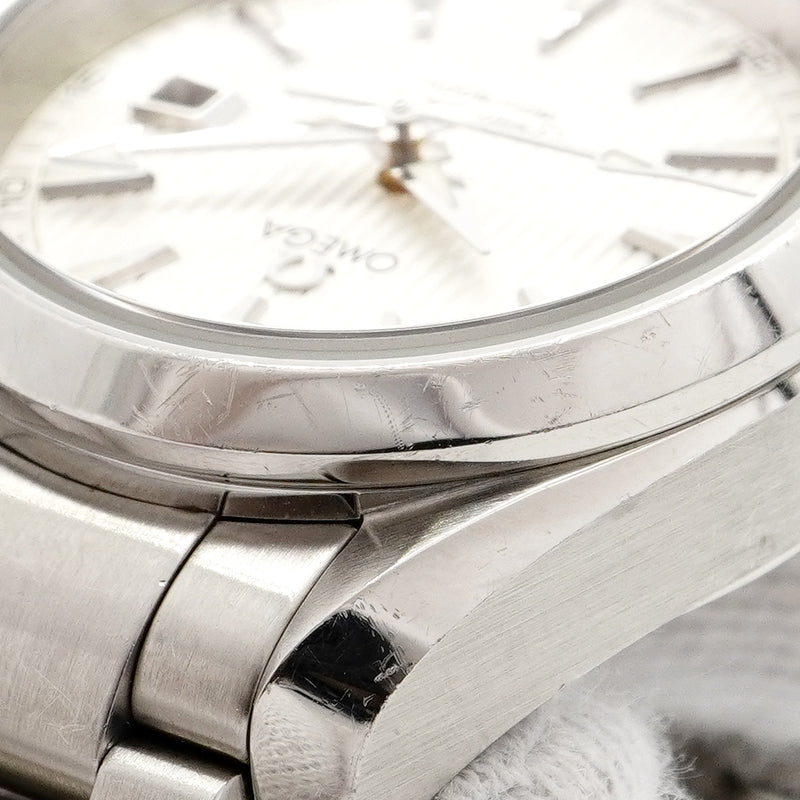 【6wcb0172】オメガ シーマスター 231.10.30.61.02.001 シルバー文字盤【中古】腕時計 レディース