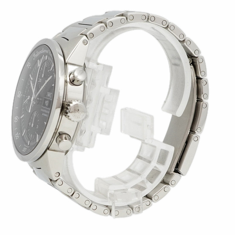 ★SALE【6wcd0306】IWC アイダブリューシー シャフハウゼン GST クロノグラフ IW370708 黒文字盤【中古】腕時計 メンズ